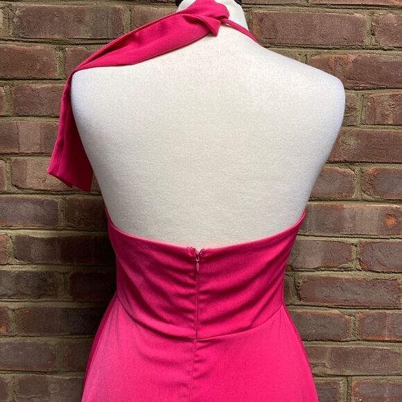 TCEC Fuchsia Halter Dress Size Medium NWT - Picture 5 of 8
